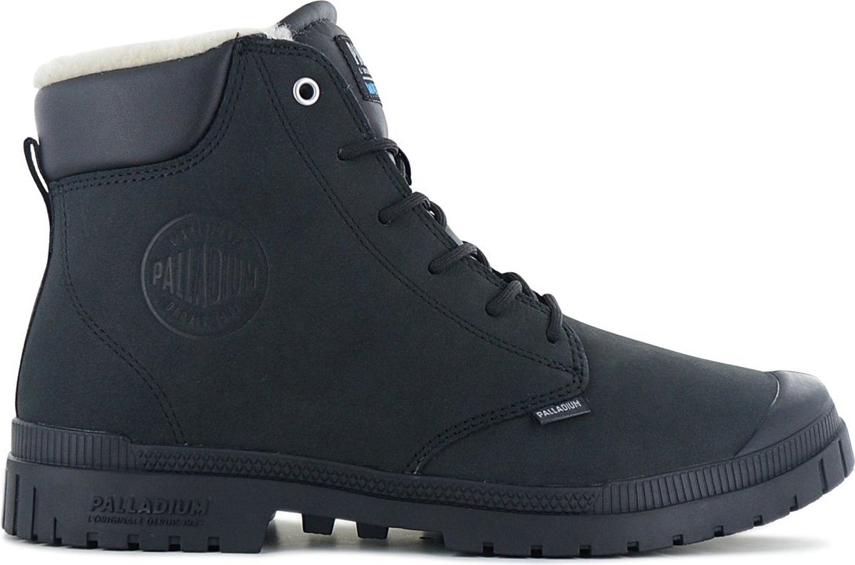 PALLADIUM Pampa SP20 CUFF Leather WP WL Waterproof Heren Winter Laarzen Boots Gevoerd 79067-008-M Zwart
