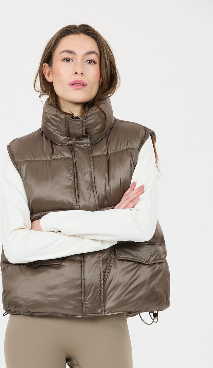 Athlecia Prinsloo Dames Vest Greige Grijs