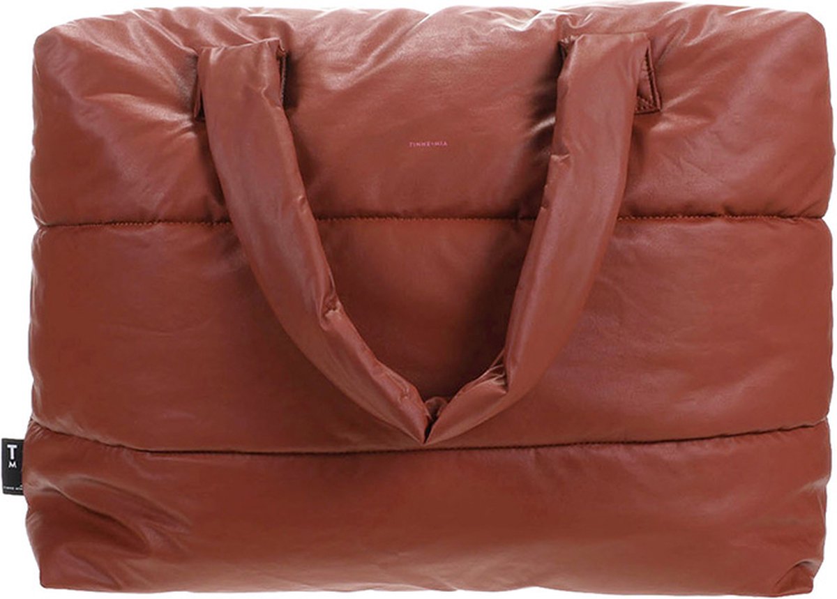 Tinne + Mia Big Puffy Weekend Bag Camill Red Wood