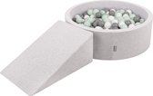 gris clair : blanc/gris/menthe