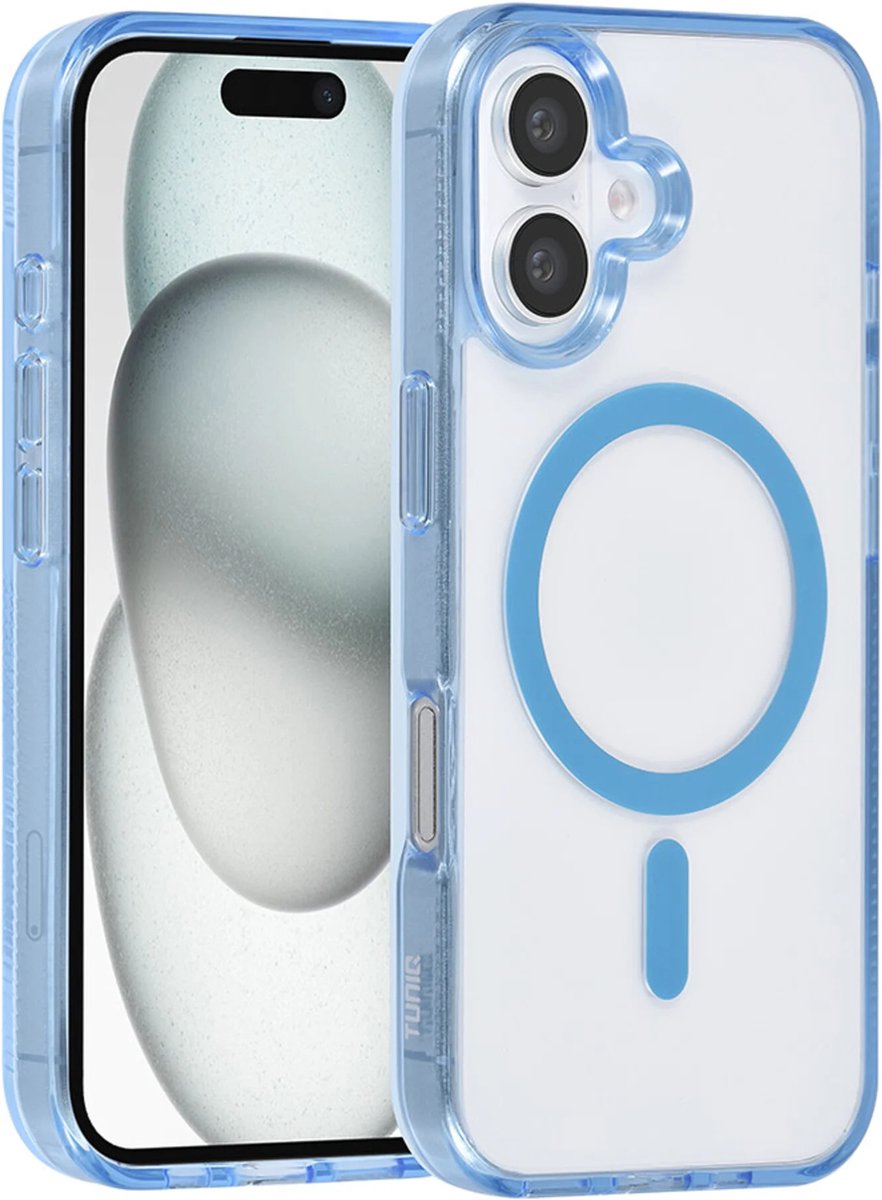 TUNIQ telefoonhoesje voor Apple iPhone 16 - MagSafe siliconen backcover
