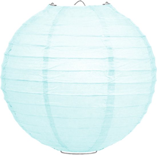 Lampionstokje 40 cm - met lampion - licht blauw - D25 cm - Sint Maarten — afbeelding 5