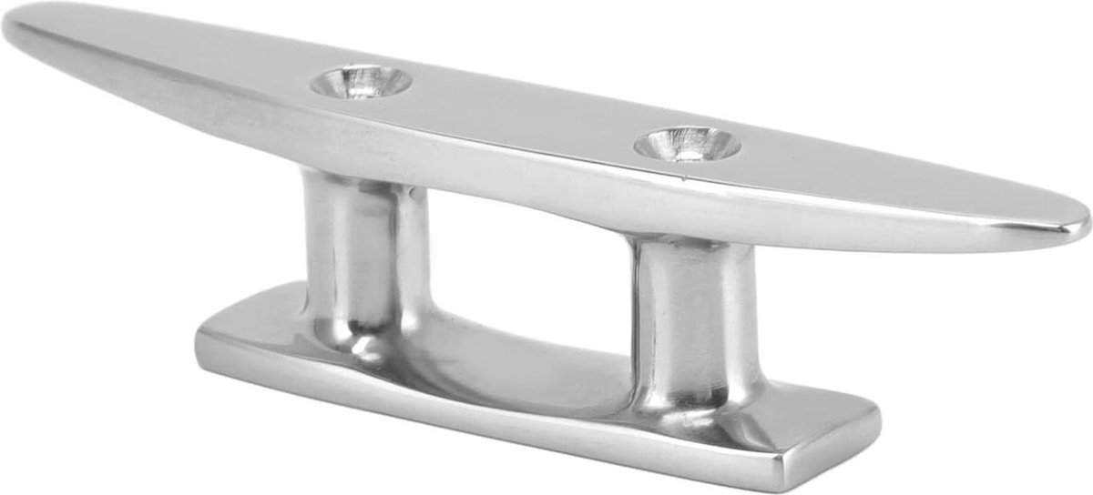 Roestvrijstalen Bootschoenplaatjes 4-6inch voor Dokbevestiging - Nautisch Decor - Kapstok Handdoekhouder - Gordijnbinder - Terug Ladetrek (125mm / 5inch)