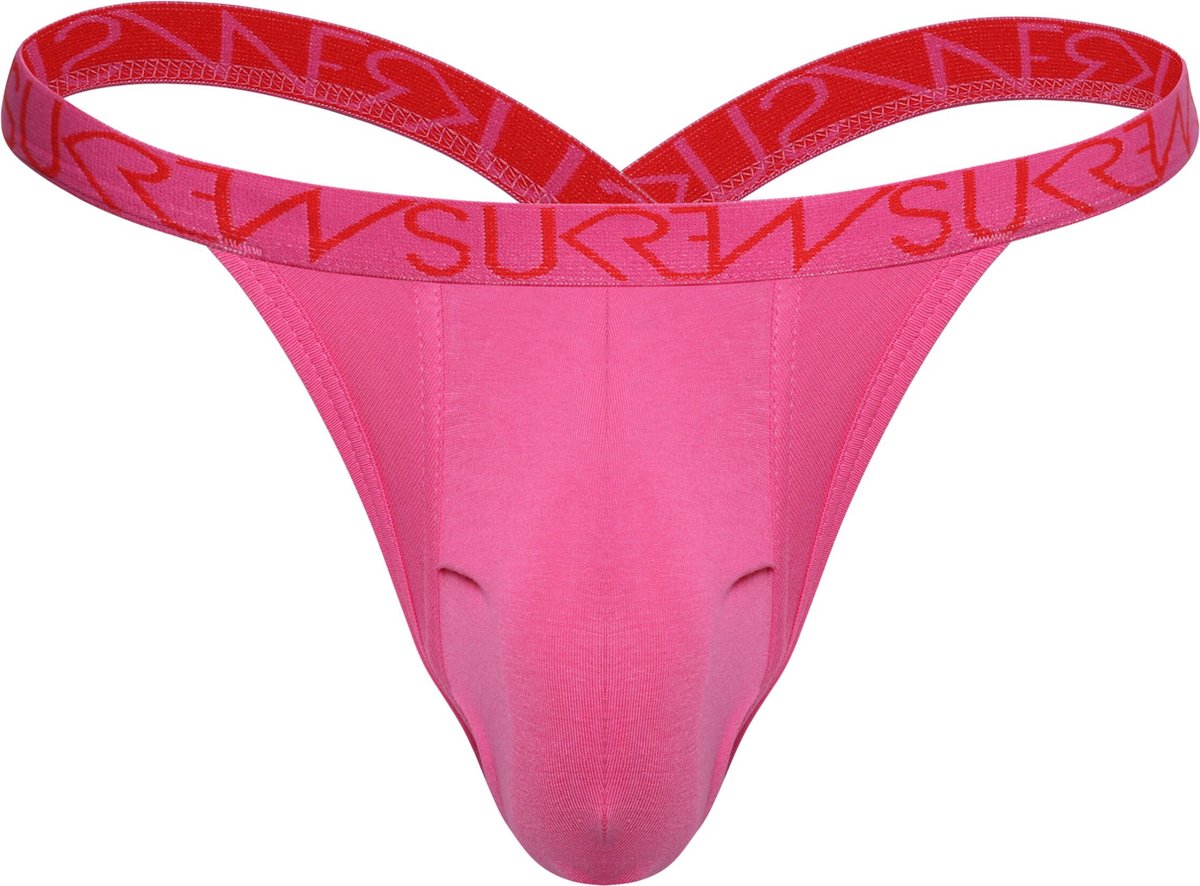 SUKREW Bubble Thong Carnival Pink - MAAT XS - Heren Ondergoed - String voor Man - Mannen Thong
