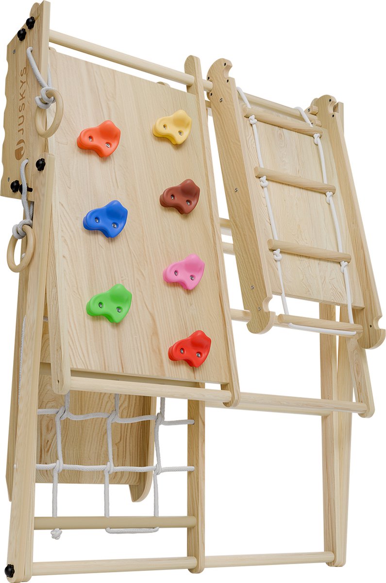 Mini speeltoestel voor kinderen - Met glijbaan - Naturel speeltoestel — afbeelding 12