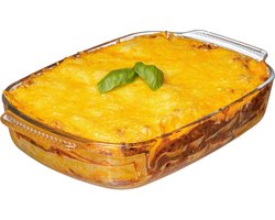 Sareva Glazen Ovenschaal – Rechthoekig – 3.8 Liter – 38 x 25 x 6 cm – Hittebestendig – Oven-, Magnetron- & Vaatwasserbestendig – Perfect voor Lasagne, Ovenschotels en meer Sareva Glazen Ovenschaal – Rechthoekig – 3.8 Liter – 38 x 25 x 6 cm – Hittebestendig – Oven-, Magnetron- & Vaatwasserbestendig – Perfect voor Lasagne, Ovenschotels en meer