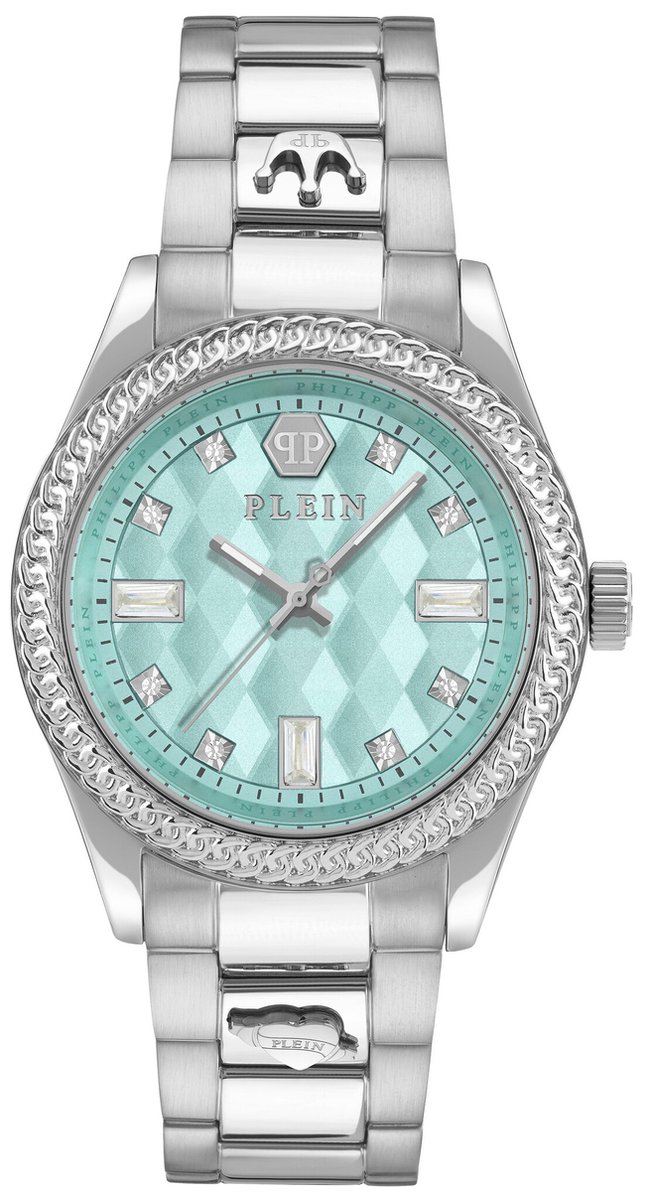 Philipp Plein Queen PWCDA0424 Horloge - Staal - Zilverkleurig - Ø 38 mm