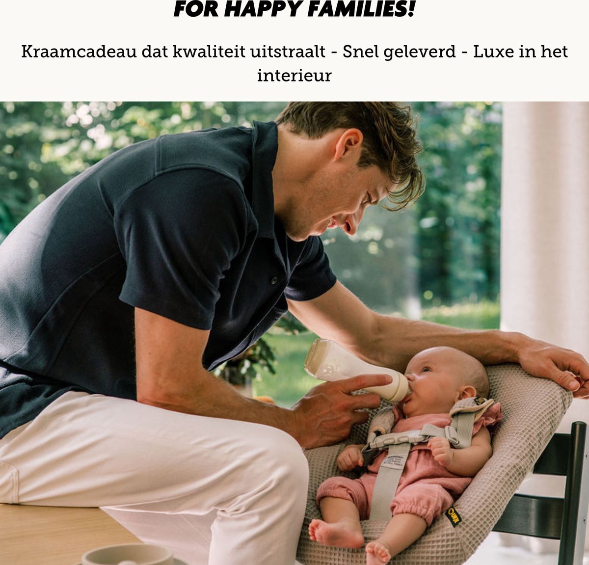 Ukje newborn hoes voor Stokke Tripp Trapp & Kidsmill Novi Nomi newborn set - Perfecte pasvorm - Waterafstotende voering - Makkelijk wasbaar - Zachte gordelbeschermers - Beige safari – foto 4