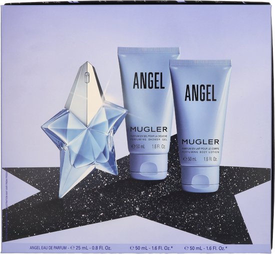 Mugler Angel Eau de Parfum Coffret Cadeau – 25 + 50 + 50ML