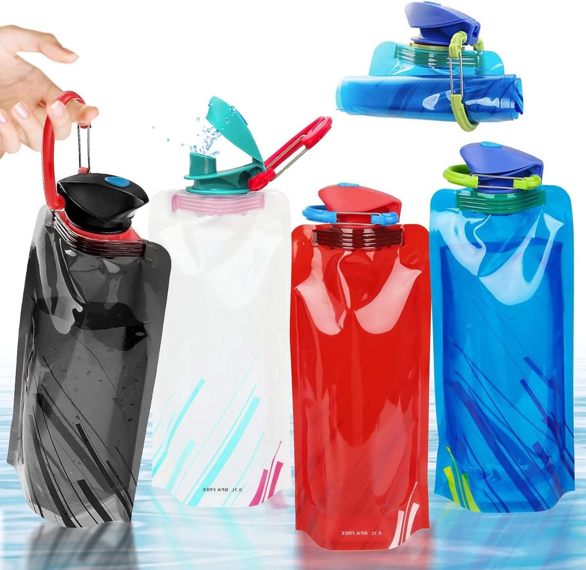 Opvouwbare waterflessen - handig en duurzaam