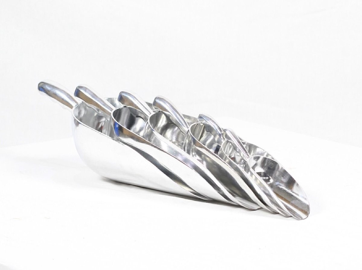 MS Aluminium doseerschep 150ML| 185MM lengte | nauwkeurig voeren 185 mm lengte, 150 ml inhoud