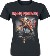 Iron Maiden Vintage Trooper Dames T-shirt - zwart - M