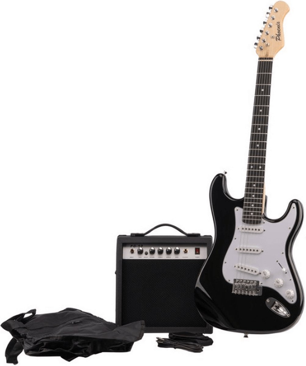 Gitaar Phoenix elektrisch incl. accessoires