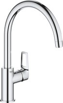 GROHE BauLoop Keukenkraan - Hoge uitloop - 360° draaibereik - Chroom