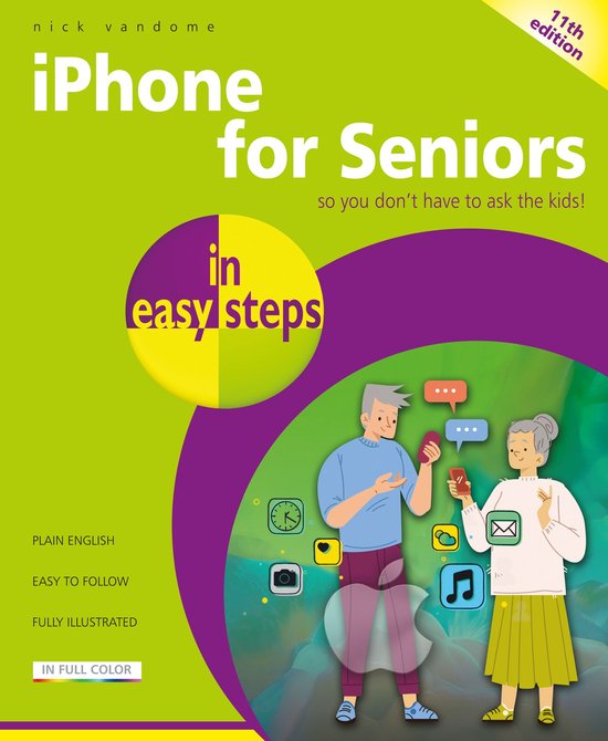 iPhone for Seniors in Easy Steps - cover