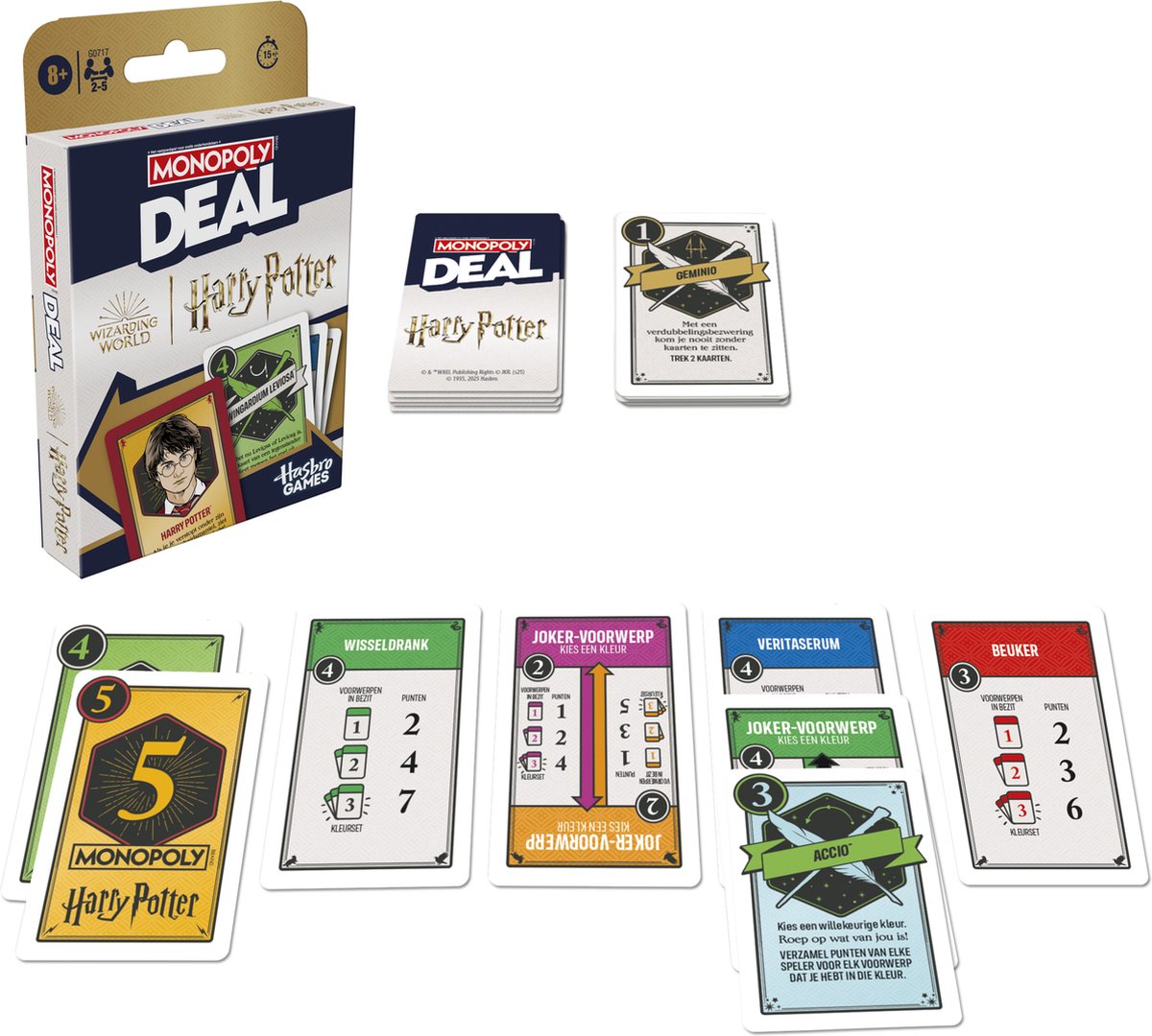 Monopoly Deal Harry Potter - Kaartspel — afbeelding 4