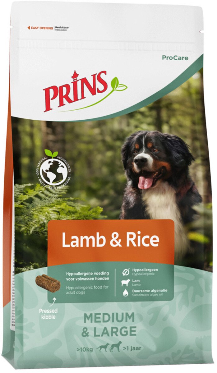 Prins ProCare Lam&Rijst Hondenvoer 20 kg