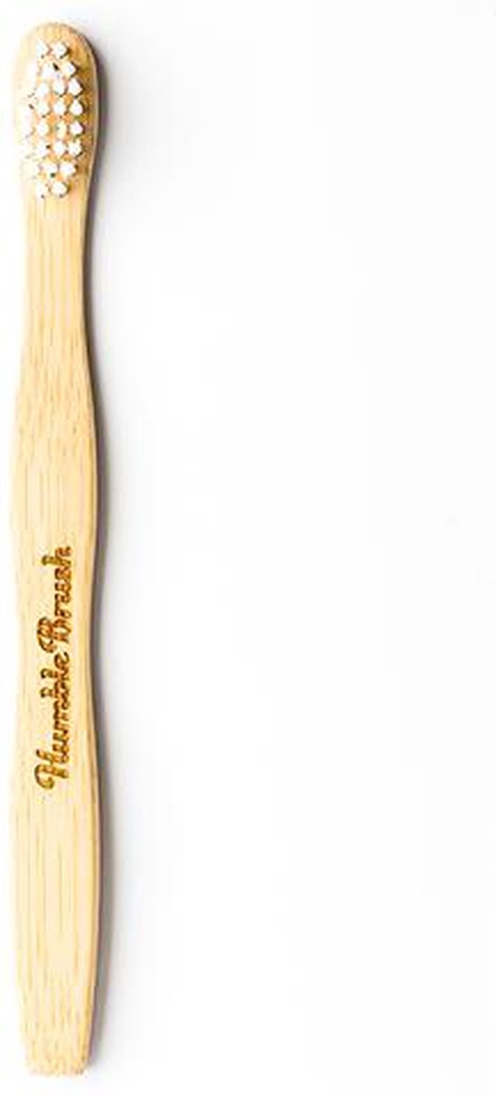 Goedkoopste Humble Brush Kinder-tandenborstel - Bamboe - Wit