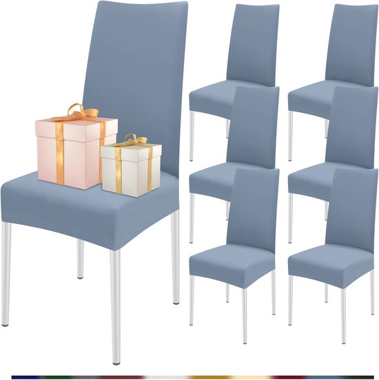 Yikko Elastische rekbare stoelhoezen van spandex voor stoelen