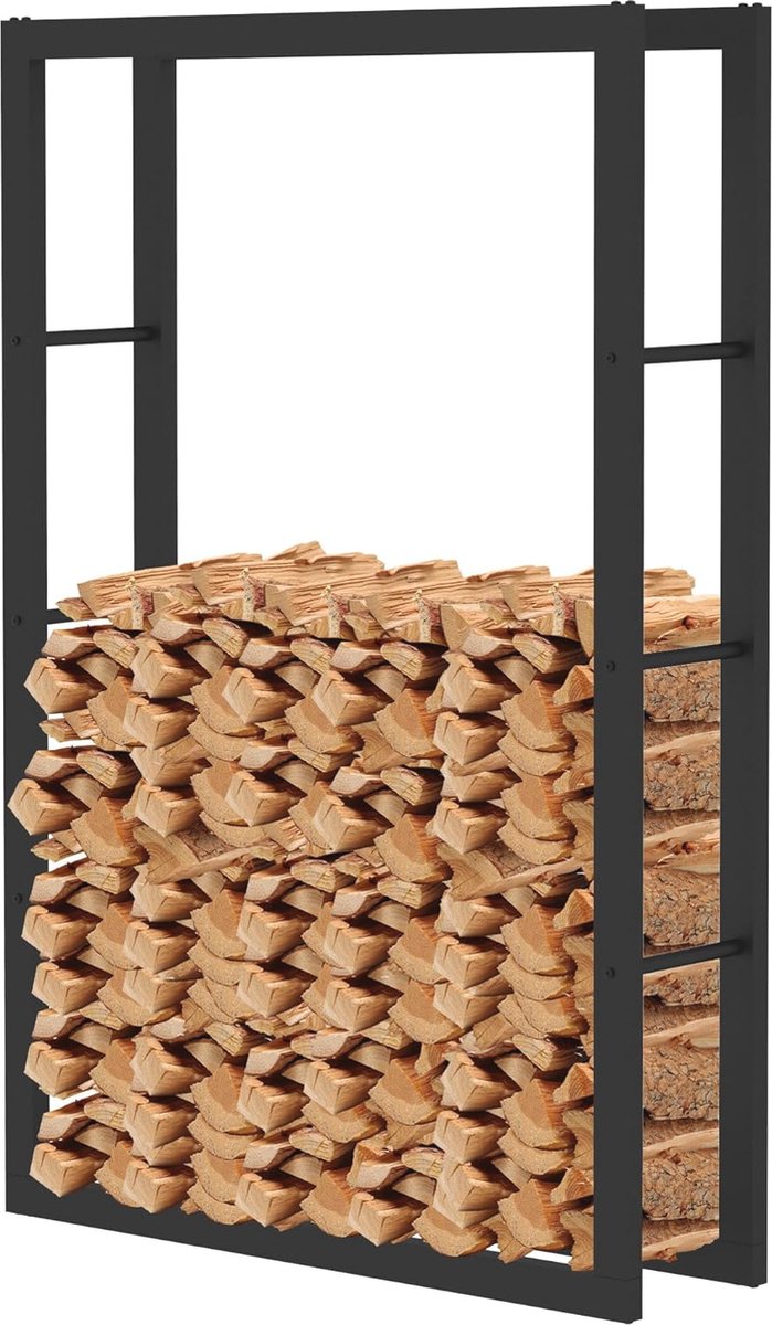 Houtopslag - Design Houtrek 100x60x25 cm - Stijlvolle Houtrek voor Openhaard en Tuin