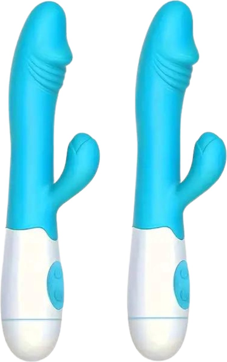 Livano Vibrator - Sex Toys - Voor vrouwen - Clitoris Stimulator - Erotiek - Masturbator - Dildo - Krachtig - Blauw