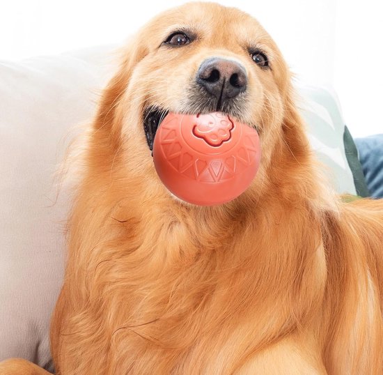 Smart Interactive Dog Ball Toy with LED Lights IP54 Waterproof