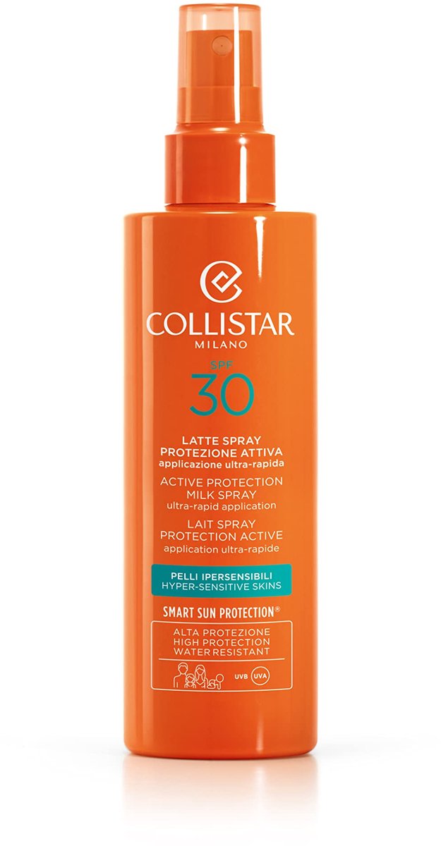 Collistar Melk Sun Tan Sensitive Active Protection Milk Spray SPF30