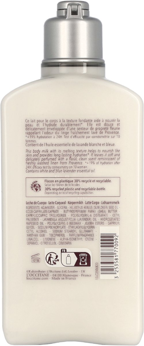 Goedkoopste L'Occitane Lavande Blanche Lait Corps 250ml