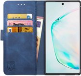 Rosso Element Samsung Galaxy Note 10 Hoesje Book Cover Blauw