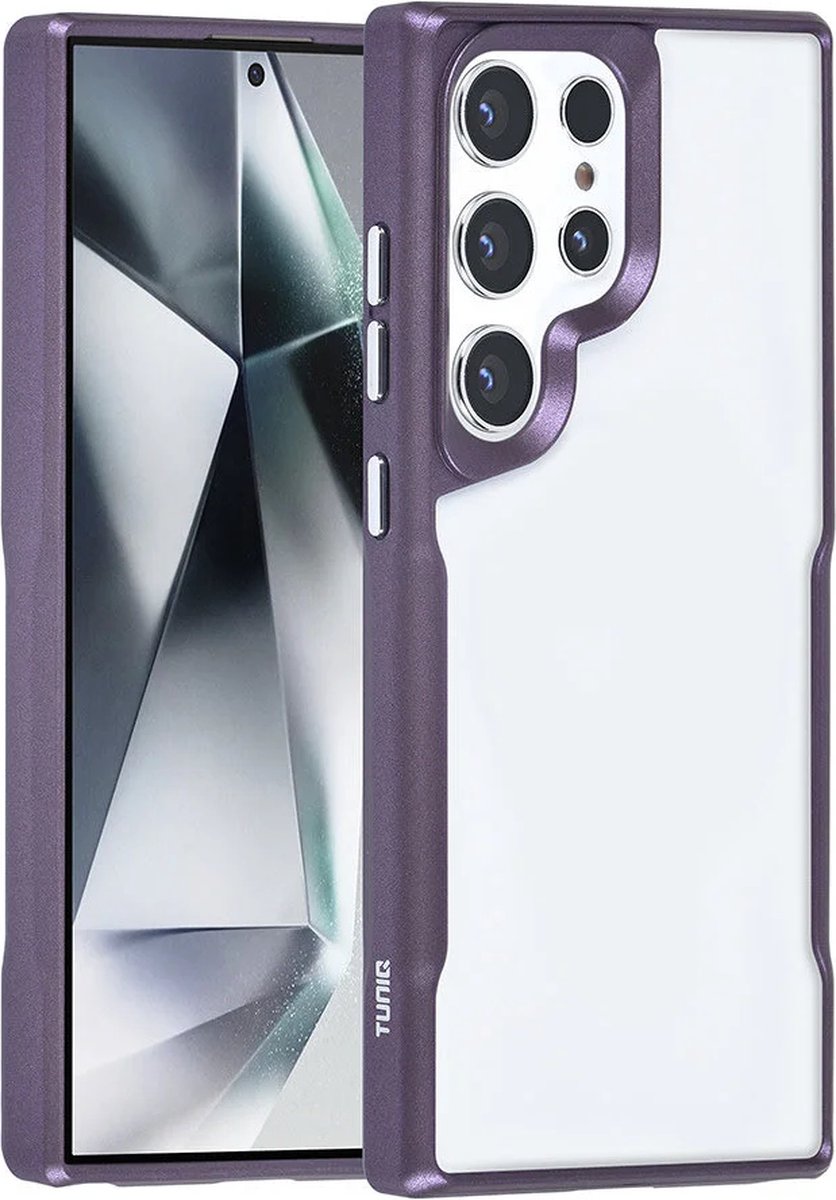 Combat-X Hoesje Geschikt voor: Samsung Galaxy S24 Ultra - Backcover - Paars