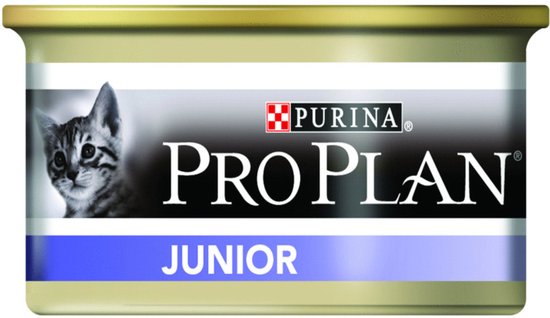 Pro Plan Cat Blik Junior Kip/lever