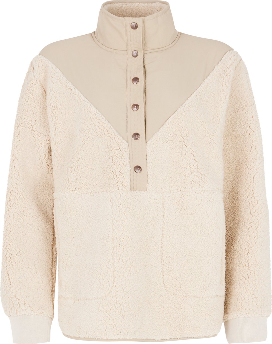 Protest Prtcyber – Outdoor fleece Dames – Teddy – Zak met rits Beige