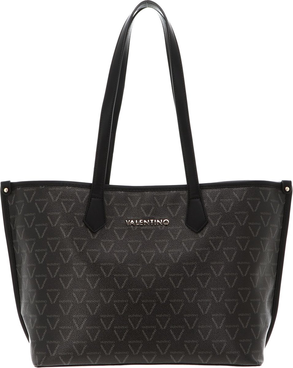 Sac à épaule Valentino Samosa Shopping Bag - Noir/gris, Polyuréthane, Neuf Avec étiquettes