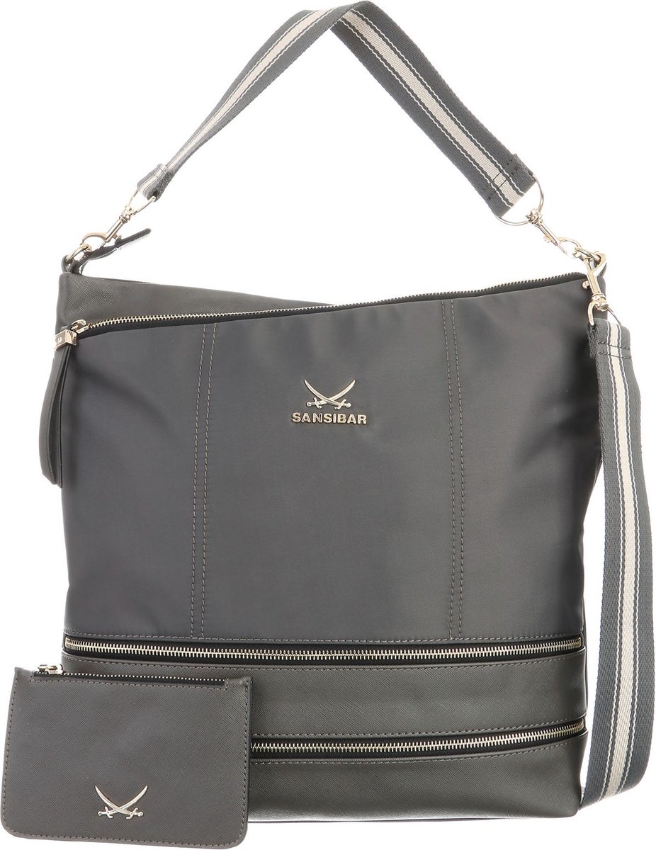 Sansibar Schoudertas Pouch Antracite Grijs