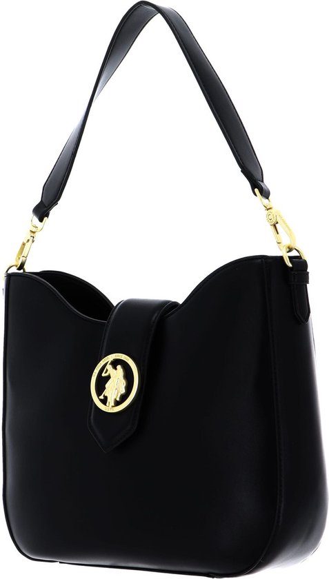 U.S. POLO ASSN. Sac à épaule Sac à épaule bandoulière Vancouver Hobo Bag Black Noir