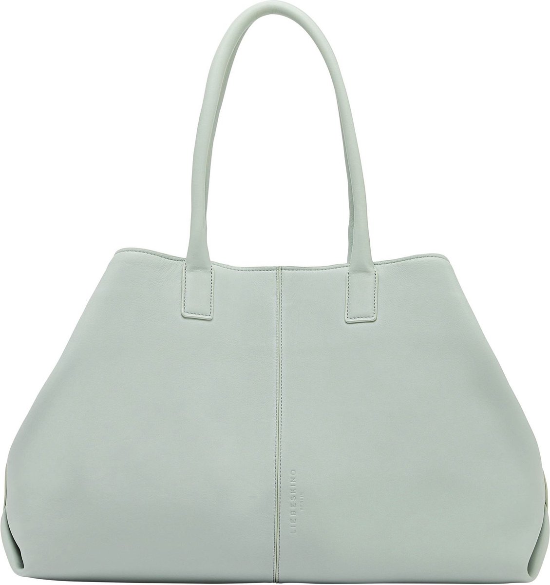 LIEBESKIND BERLIN Leren Schoudertas Chelsea Kodiaq Sheep Shopper Frosty Mintgroen