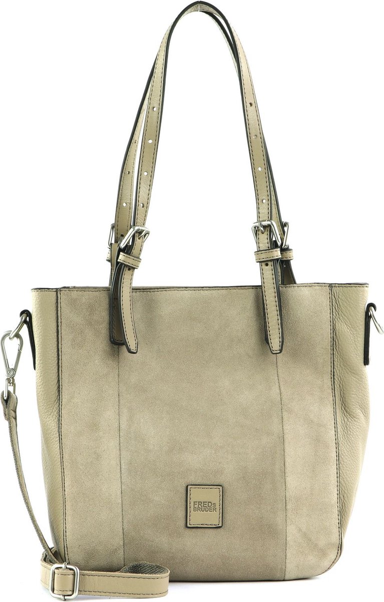 FREDsBRUDER Schoudertas Handtas Kelia Mini Tote Bag Soft Taupe Lichtbruin