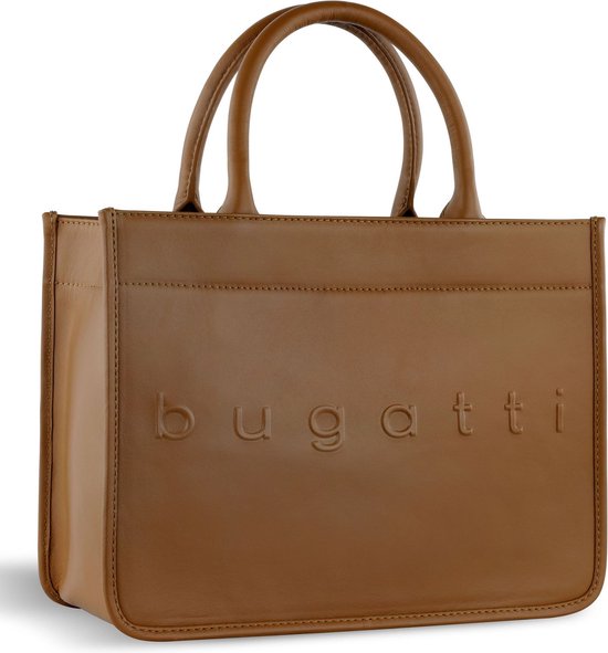 bugatti Cuir Sac à épaule Sac shopper Daphne Tote Bag Cognac Brun