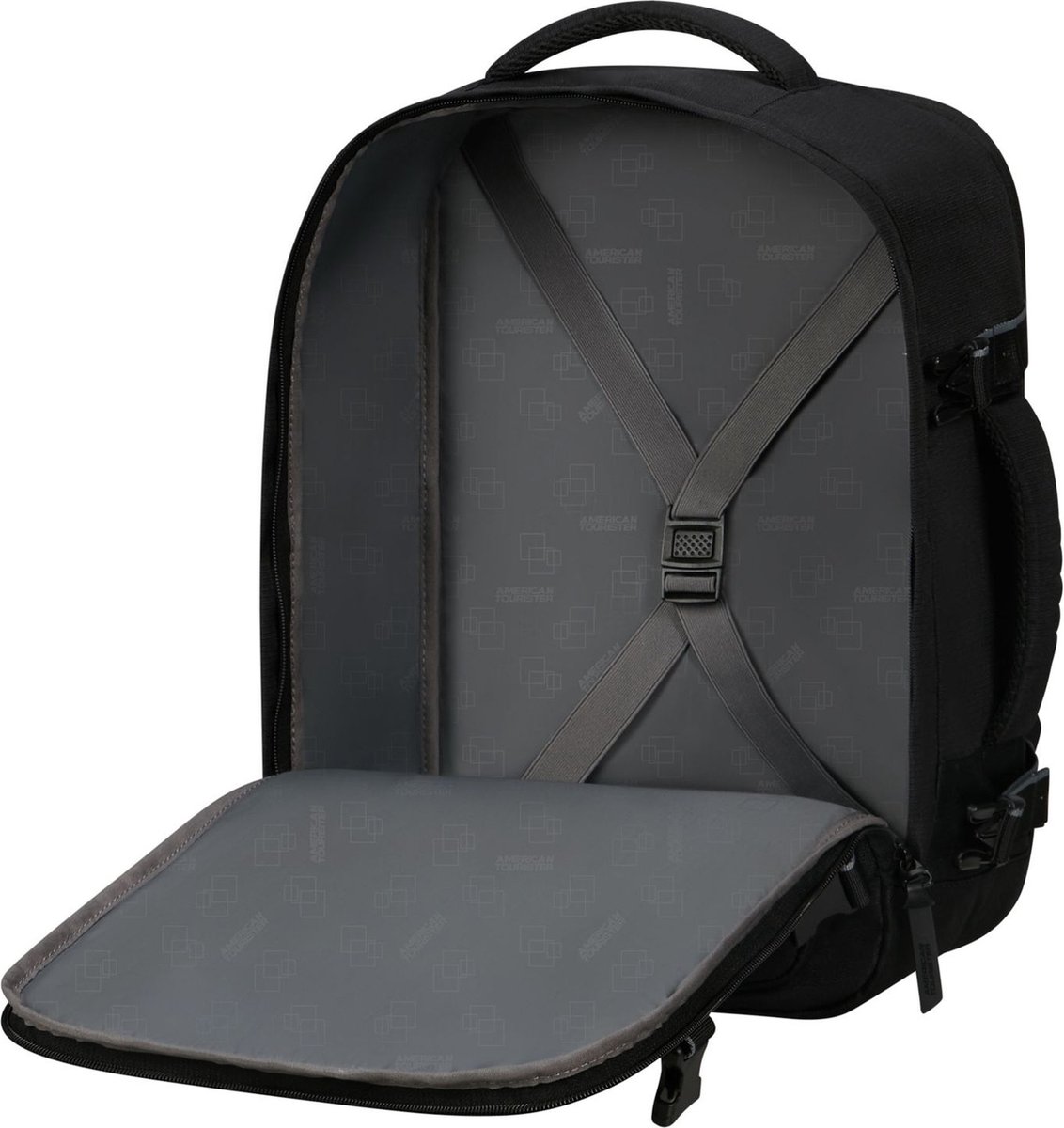 American Tourister Rugzak /Reistas met laptopvak - Take2Cabin Casual Backpack - 26,5 L - Black – foto 3