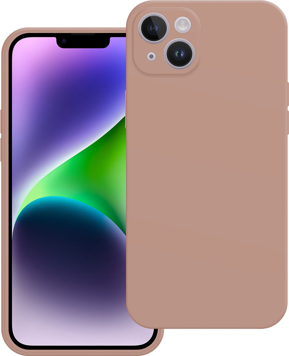 Cazy hoesje geschikt voor iPhone 14 Plus Hoesje - Color Backcover - Roze