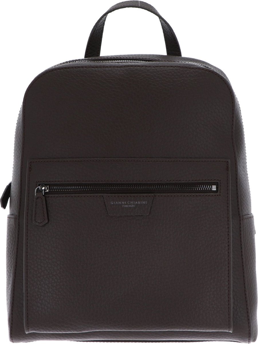 GIANNI CHIARINI Rugzak met laptopvak Florence Backpack Testa Di Moro Donkerbruin