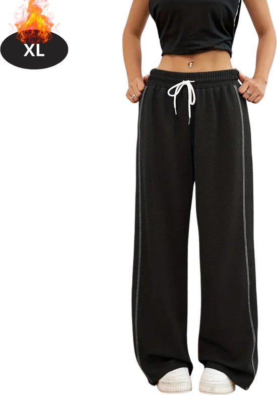 Bovista Trainingsbroek Dames - Sportbroek - Trainingsbroek Lang - Trainingspak - Sportkleding - Zwart - XL