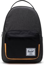 Herschel Vrije tijd rugzak Rugzak met laptopvak Miller Backpack 32L Black Crosshatch / Black / Blazing Orange Zwart Grijs