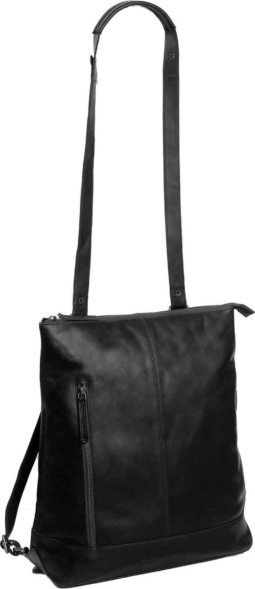 Chesterfield Chelsea Leren Rugtas / Laptoprugzak - 14 inch - Zwart