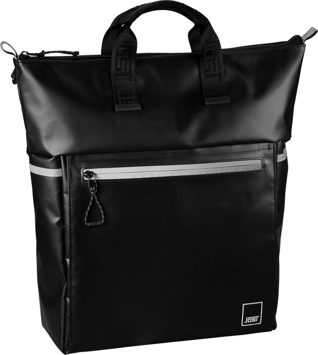 JOST Rugzak Schoudertas met laptopvak Tolja XChange Bag Black Zwart