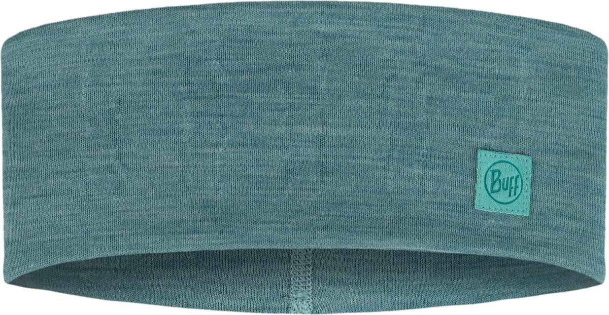 BUFF® Merino Wide Headband SOLID POOL - Hoofdband