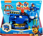 PAW Patrol - Transformerende Rise'n'Rescue-speelgoedvoertuig met actiefiguren en accessoires - stijlen kunnen variëren