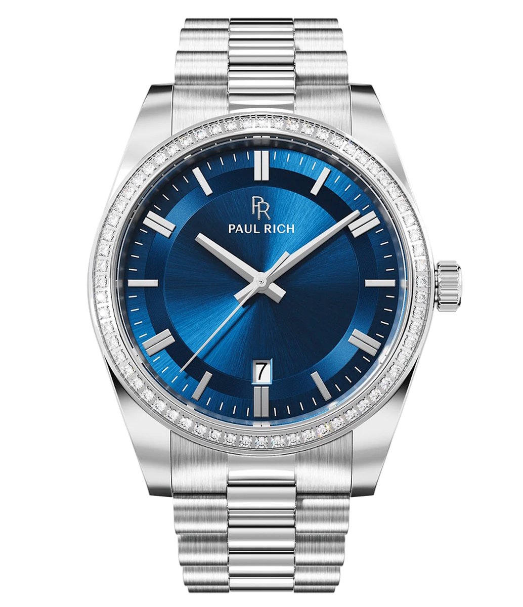 Paul Rich Legacy Silver Blue LEG05 horloge