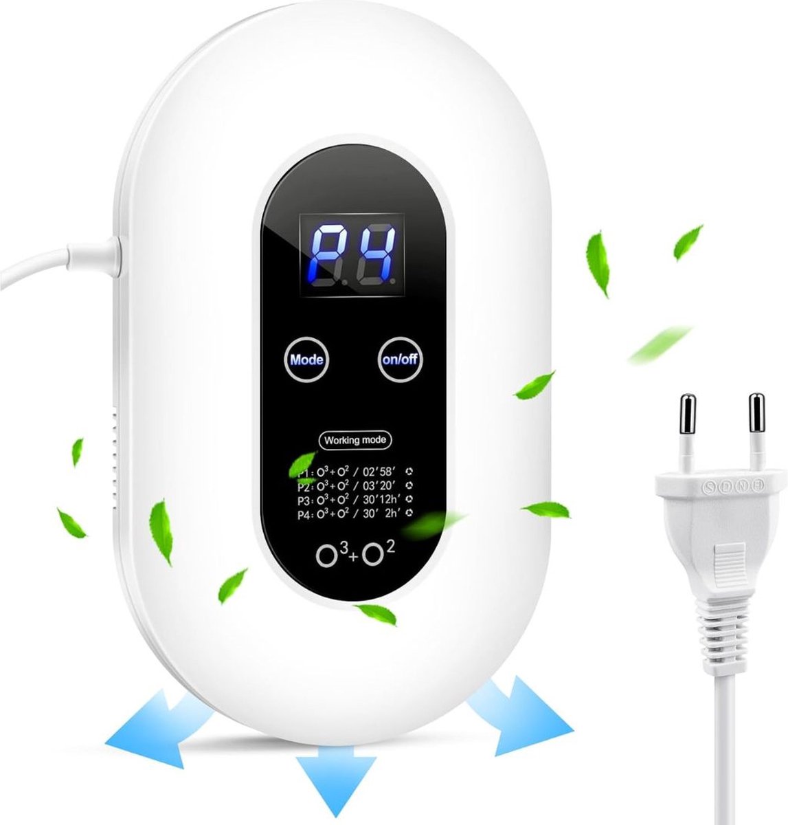 ApexArte® Ozon Generator - Ozon Apparaat - Ozongenerator - Luchtreiniger - Lucht Verschoner - Lucht Sterilisatie - Wit