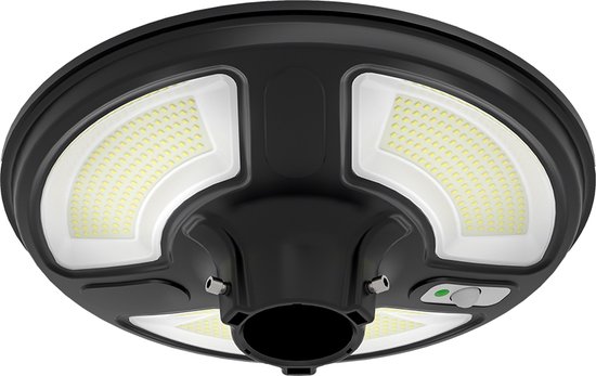 Luce Da Giardino Rotonda Solare VT-65W Con Sensore E Telecomando RF - 10W LED, 4000K, IP65, Garanzia 5 Anni